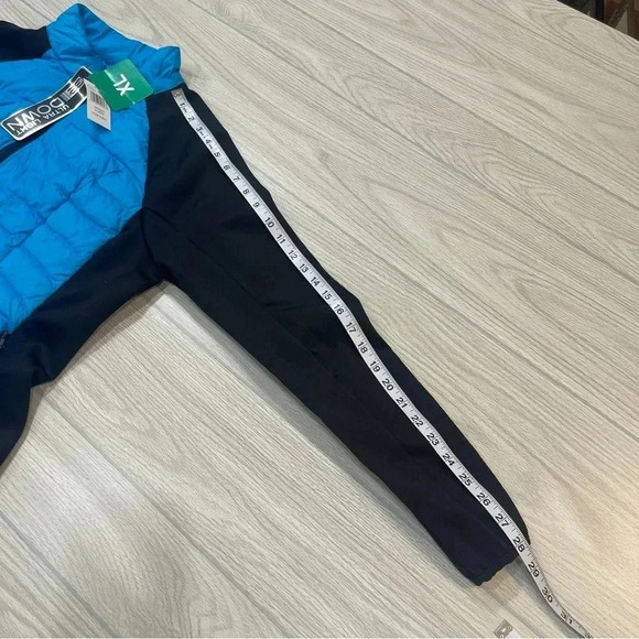 32 Degrees Ultra Light Down Black Blue Full Zip Jacket Women’s size XL New - Picture 13 of 15